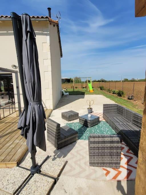 Maison Poitevine 9/10 Personnes Chaunay ภายนอก รูปภาพ